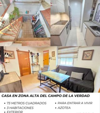 Casa en parte alta del campo la verdad