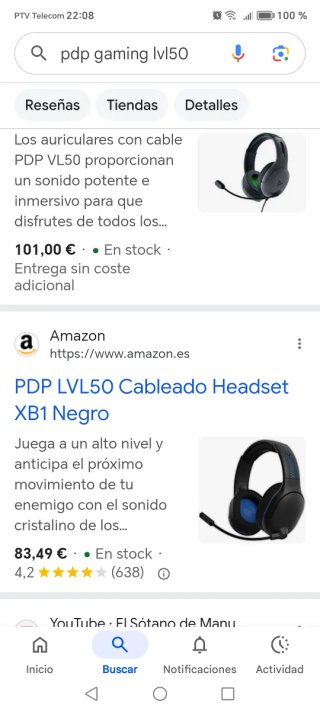 Cascos Gaming PSP LVL50 PlayStation