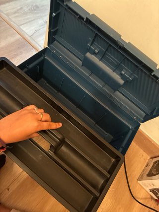 Caja de herramientas azul