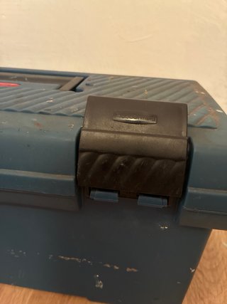 Caja de herramientas azul