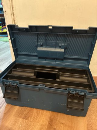 Caja de herramientas azul