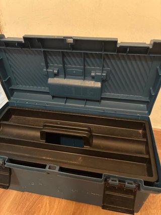 Caja de herramientas azul