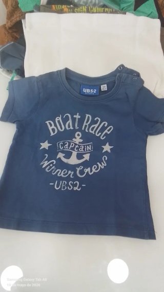Camiseta roja niño talla 36 m