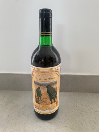 Lote 3 botellas vintage Guardia Civil