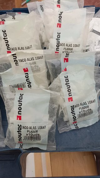 Tamiz para taco químico 12x50 Tacos pladur