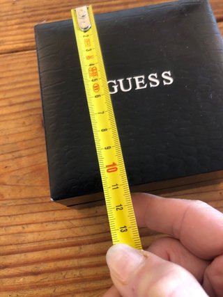 Caja Guess Negra Vacía para Joya