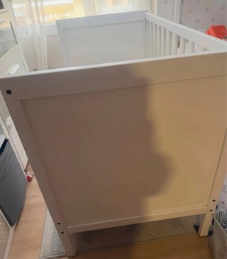 Culla IKEA bianca con accessori