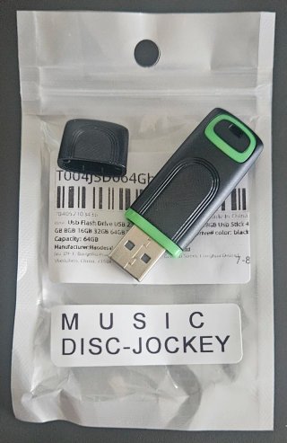 Pendrive Musical Mp3 de 64GB