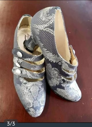 Traje de Fallera Gris/Plata