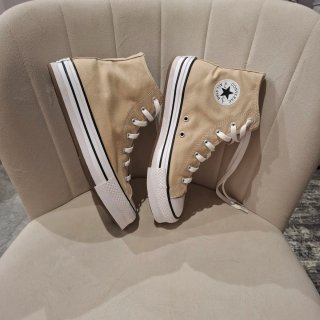 Converse Beige/Blanco Talla 38