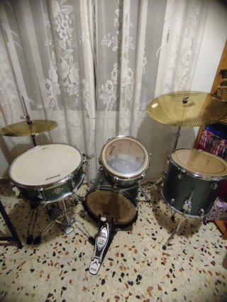 Batería Ludwig + Platos Millenium