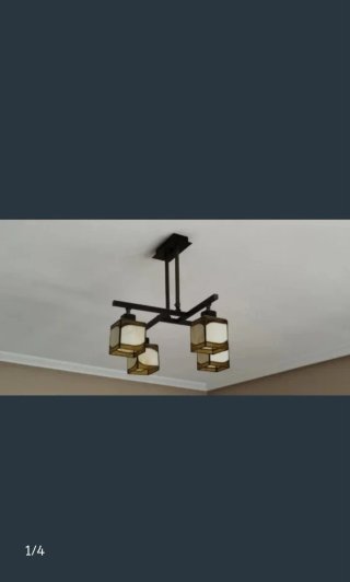Lote 4 lámparas cristal TIFFANY