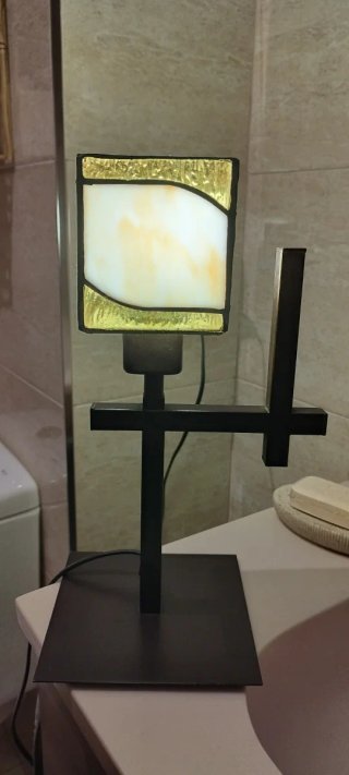 Lote 4 lámparas cristal TIFFANY
