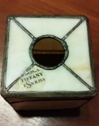 Lote 4 lámparas cristal TIFFANY