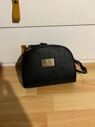 Bolso Gorjuss Negro con Dibujo de Niña