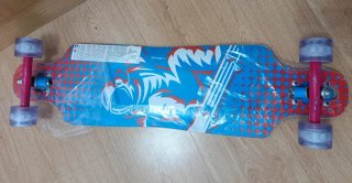 Longboard muuwmi ABEC7 con luces LED