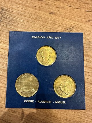 Set Monedas Mundial Argentina 78 Original
