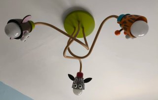 Lámpara infantil de techo