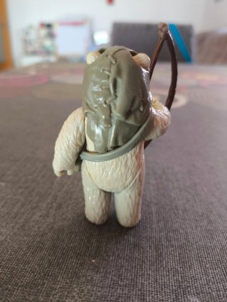 FIGURA EWOK LUMAT STAR WARS VINTAGE KENNER, 1985, ULTIMO DI 17