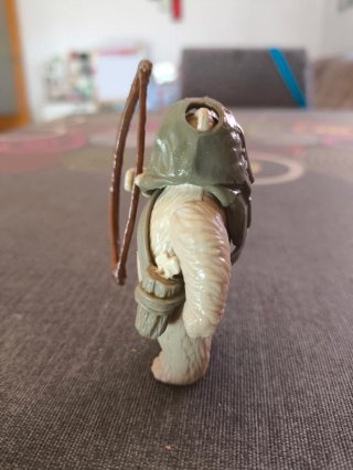 FIGURA EWOK LUMAT STAR WARS VINTAGE KENNER, 1985, ULTIMO DI 17