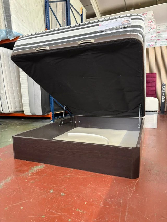 Canape Madera Wengue 150x190 + Colchón