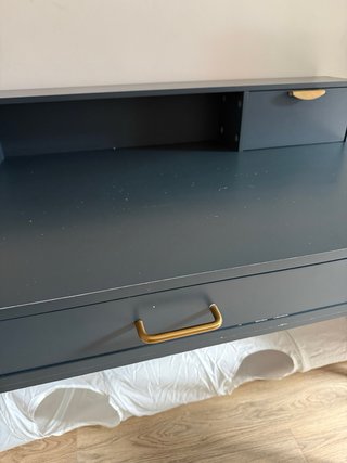 Scrivania Maison du Monde Blu Vintage con Cassetti