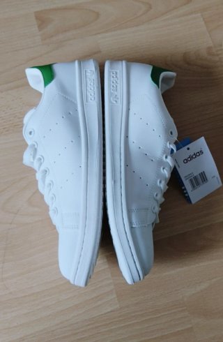 Adidas Stan Smith Blanco y Verde hombre
