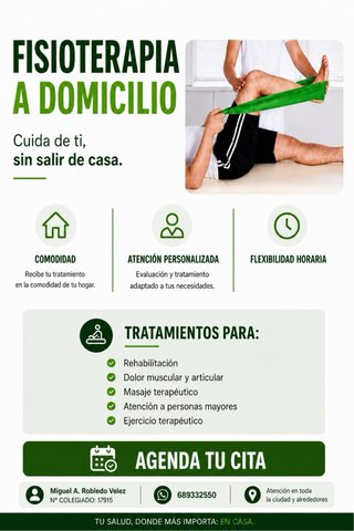 Fisioterapia a domicilio