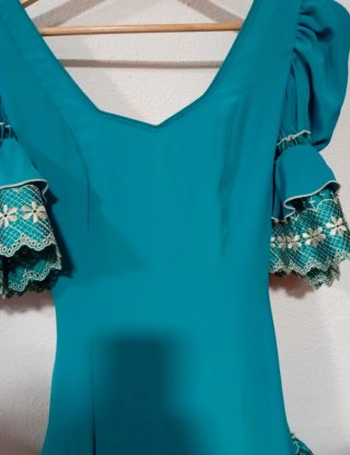 Traje de Flamenca con volantes.