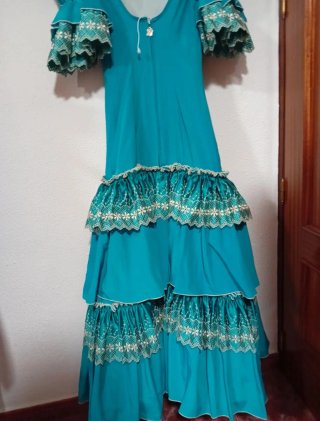 Traje de Flamenca con volantes.