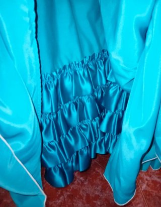 Traje de Flamenca con volantes.