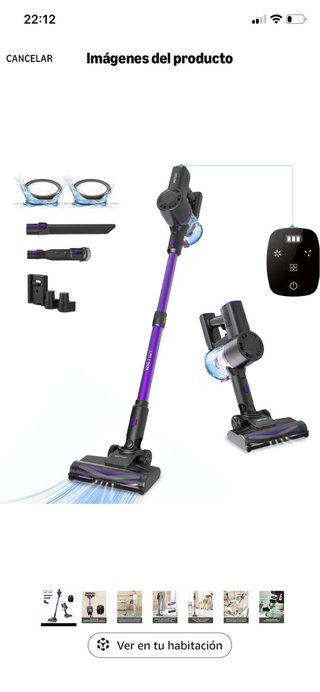 Aspiradora Vactidy V8 Pro sin cable