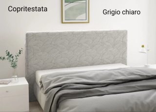 Copritestata estensibile beige/grigio