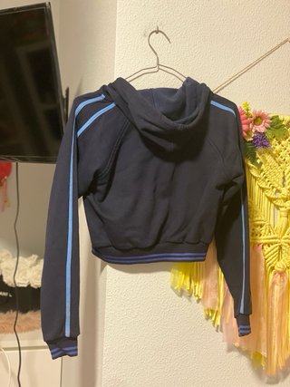 Chaqueta Corta Lee Azul con Rayas