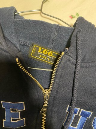 Chaqueta Corta Lee Azul con Rayas