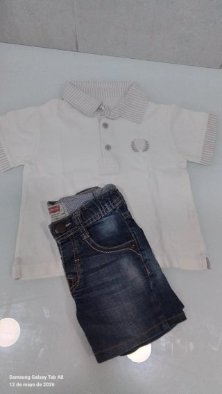 Conjunto Camiseta Polo Niños