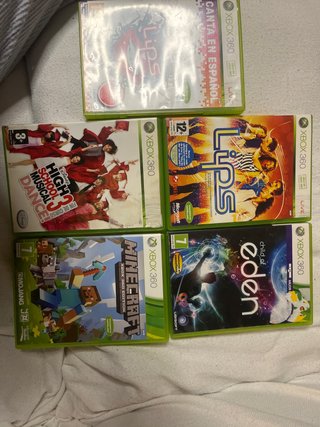 Xbox 360, Mandos Juegos Camara Live Headset Micros