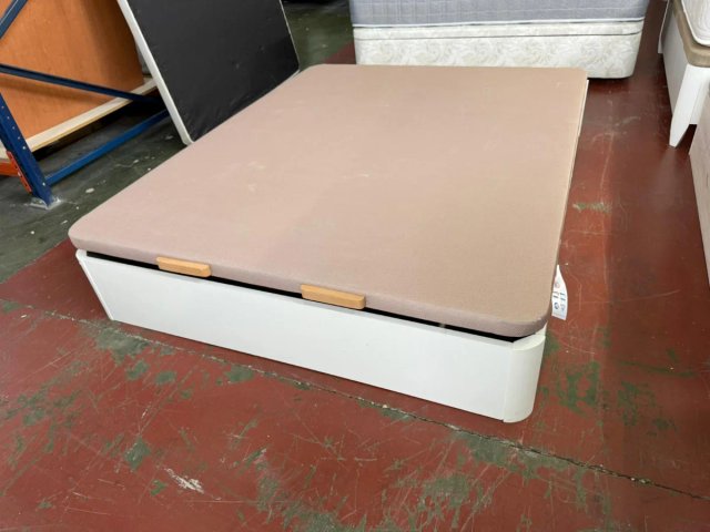 150x190 CANAPE FLEX MADERA BLANCA y COLCHÓN
