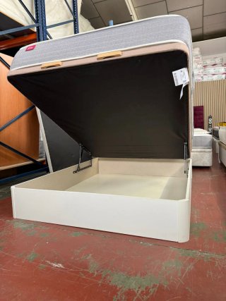 150x190 CANAPE FLEX MADERA BLANCA y COLCHÓN