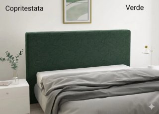 Copritestata letto grigio chiaro e altri colori