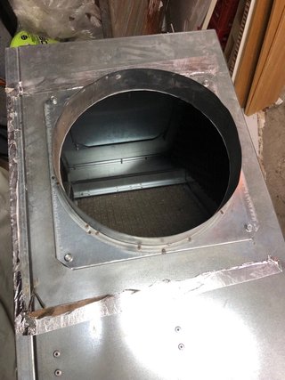 Extractor de aire metálico