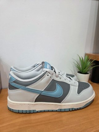 Nike Dunk Low GS Talla 38.5 Azul Gris Nuevas