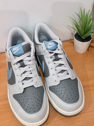 Nike Dunk Low GS Talla 38.5 Azul Gris Nuevas