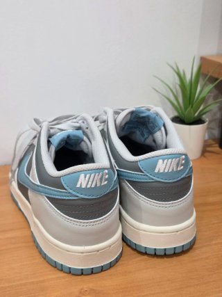 Nike Dunk Low GS Talla 38.5 Azul Gris Nuevas