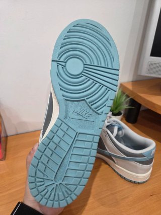 Nike Dunk Low GS Talla 38.5 Azul Gris Nuevas