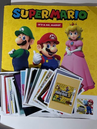 Cromos Super Mario Repetidos