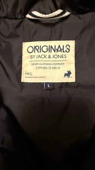 Plumífero Jack & Jones Negro Talla M