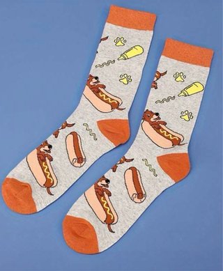 Calcetines divertidos perritos  talla 43-46