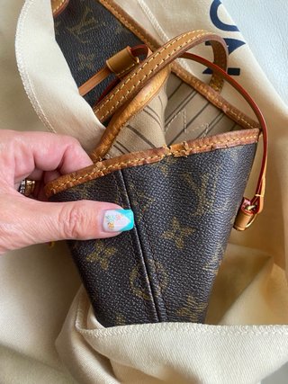 Bolso LV Neverfull MM Marrón
