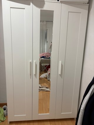 Armario Blanco IKEA con Espejo